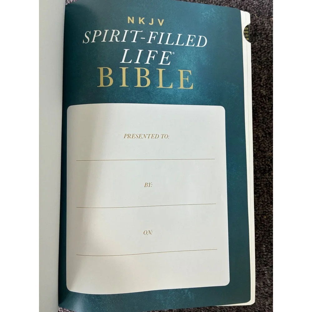 NKJV Spirit-Filled Life Bible Jack Hayford 3rd Ed Leathersoft Burgundy Indexed